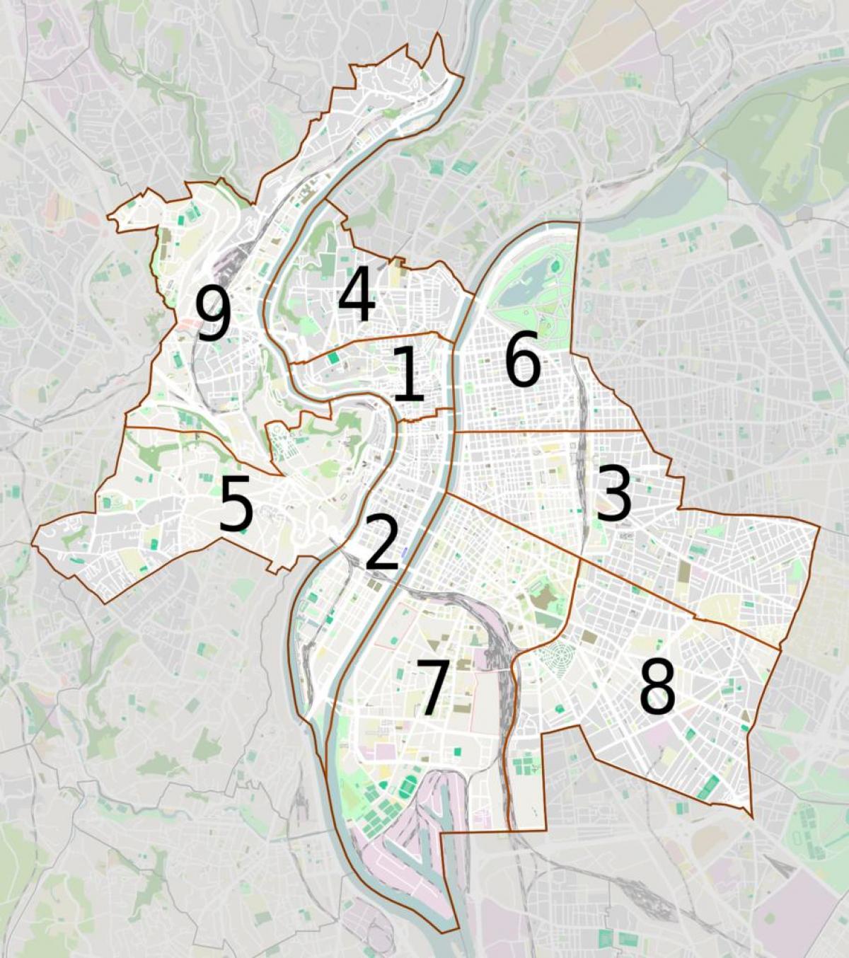 peta Lyon arrondissement