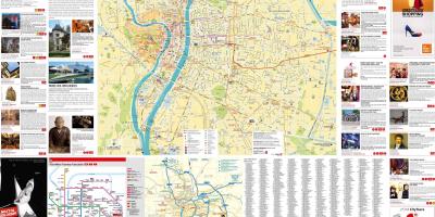 Lyon peta jalan