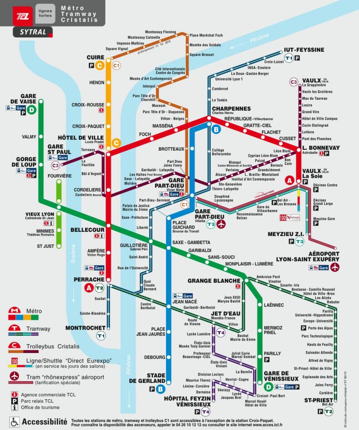Lyon peta bawah tanah